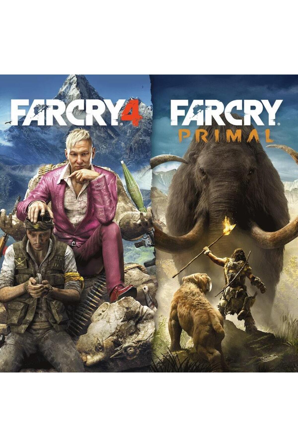 PS4/PS5 FAR CRY 4 + FAR CRY PRIMAL PAKETİ - Garantili Dijital Oyun - CD Değildir