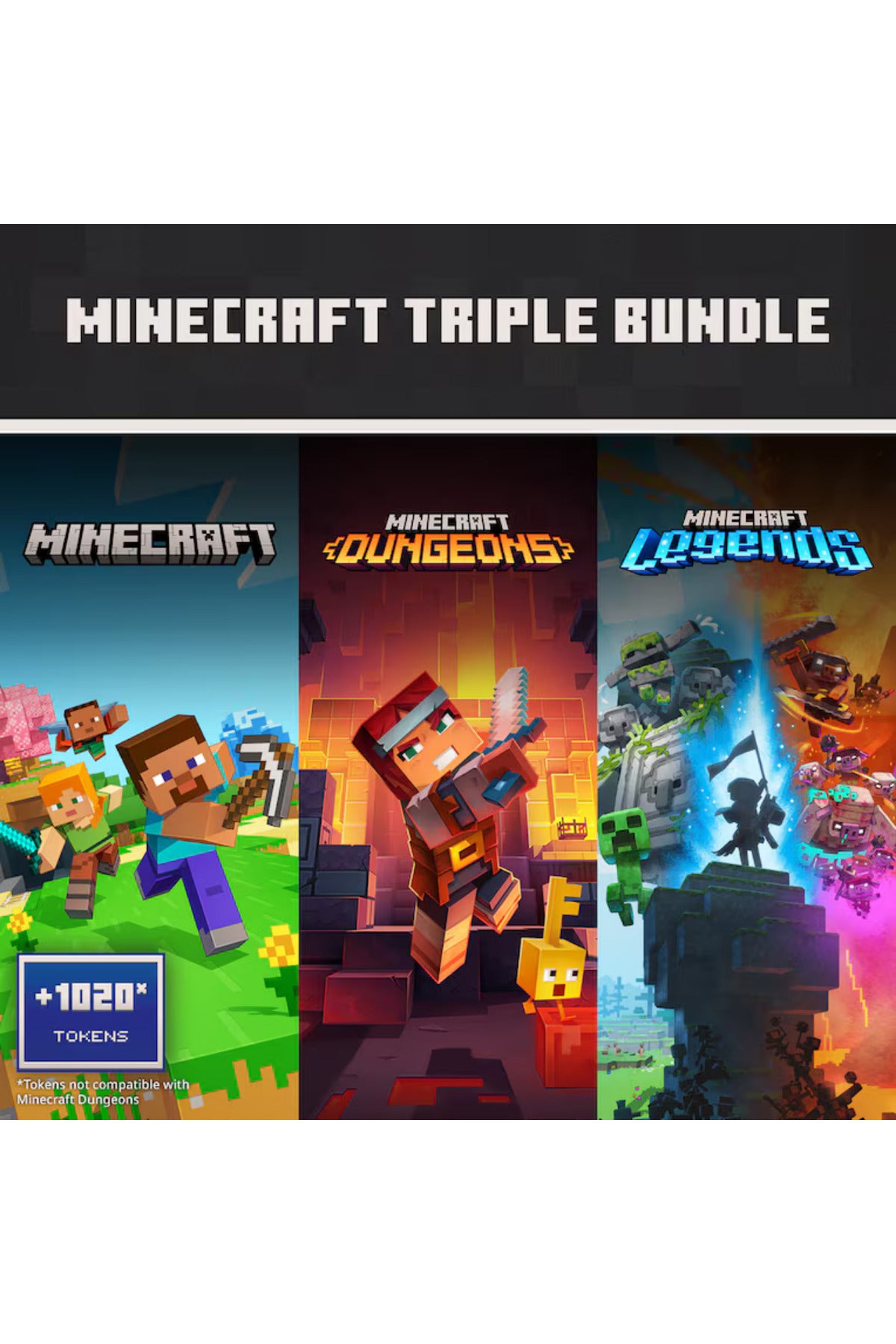 PS4/PS5 Minecraft Üçlü Paket - Garantili Dijital Oyun - CD Değildir