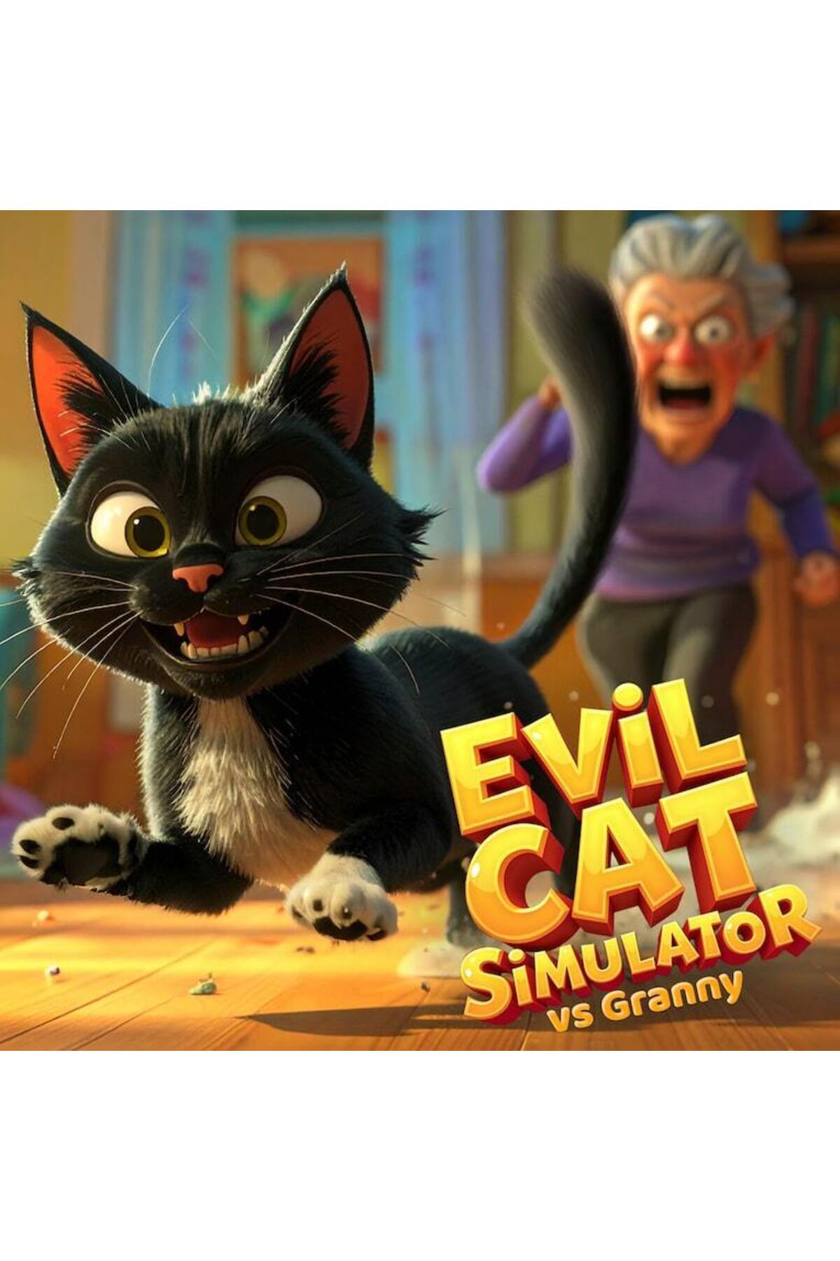 PS4/PS5 Evil Cat Simulator vs Granny - Garantili Dijital Oyun - CD Değildir