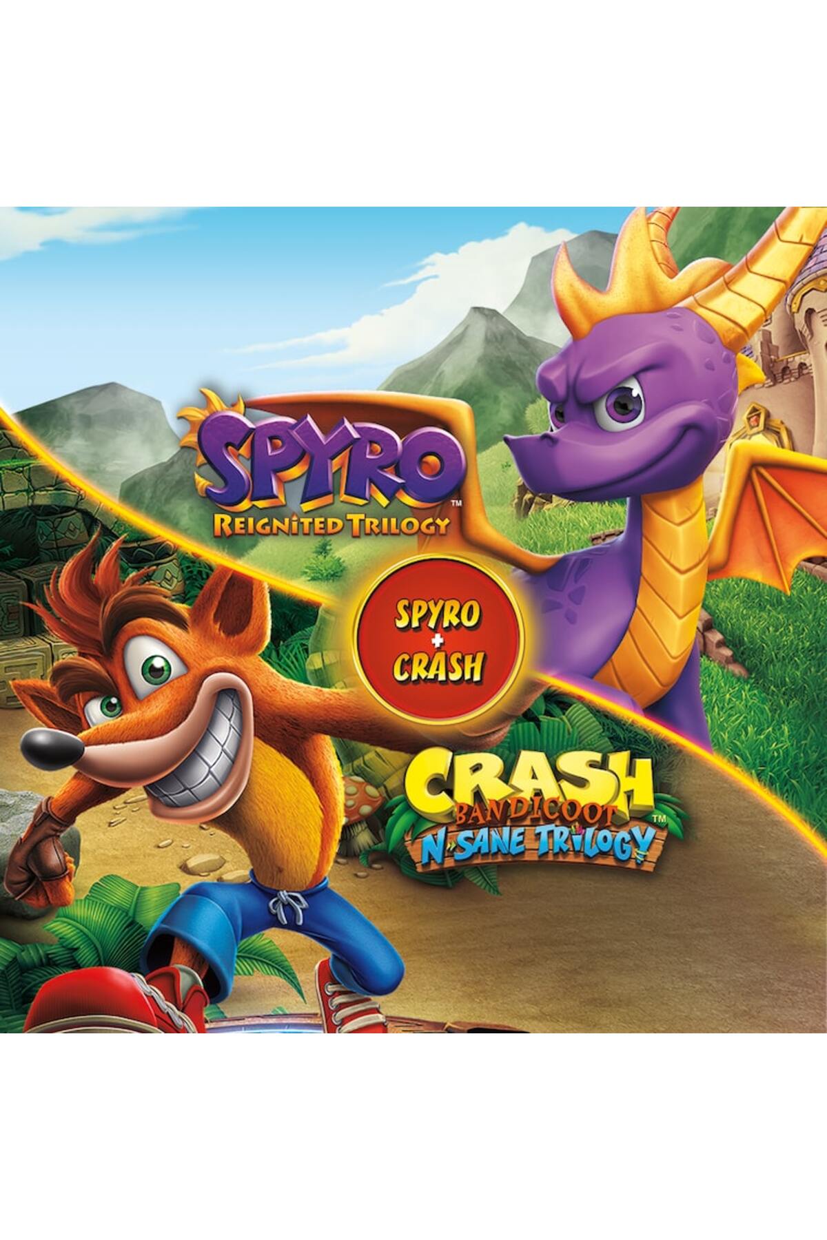 PS4/PS5 Spyro™ + Crash Remastered Oyun Paketi - Garantili Dijital Oyun - CD Değildir