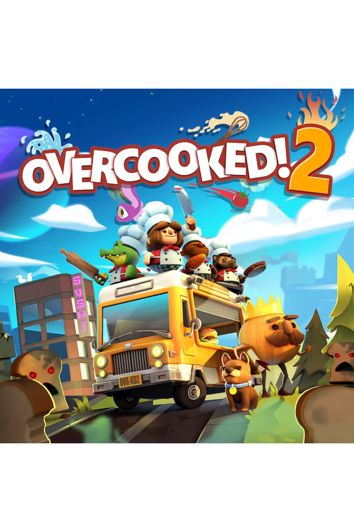 PS4/PS5 Overcooked! 2 - Garantili Dijital Oyun - CD Değildir