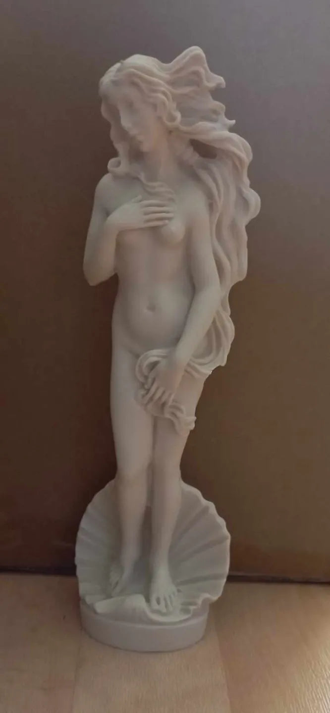 Venüs'ün Doğuşu Heykeli Afrodit Biblo Dekoratif Klasik Sanat Objesi Ev Hediyesi