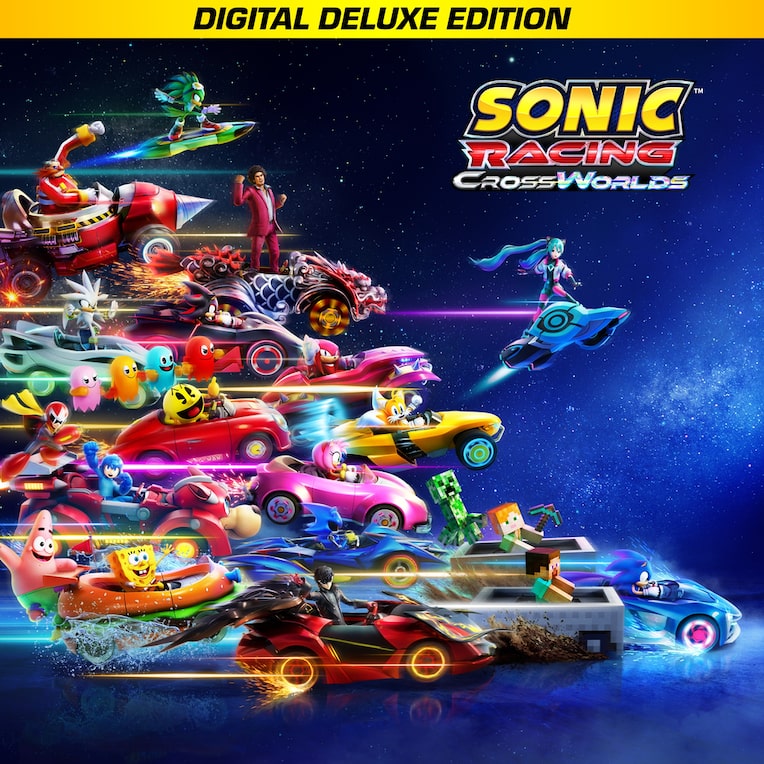 PS4/PS5 Sonic Racing: CrossWorlds Digital Deluxe Sürümü Garantili Dijital Oyun - Cd Değildir