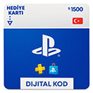 Playstation PSN Hediye Kartı - Türkiye - 1500 TL