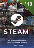 Steam Cüzdan Hediye Kartı - 10 USD (Türkiye)