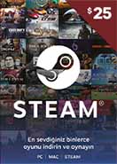Steam Cüzdan Hediye Kartı - 25 USD (Türkiye)